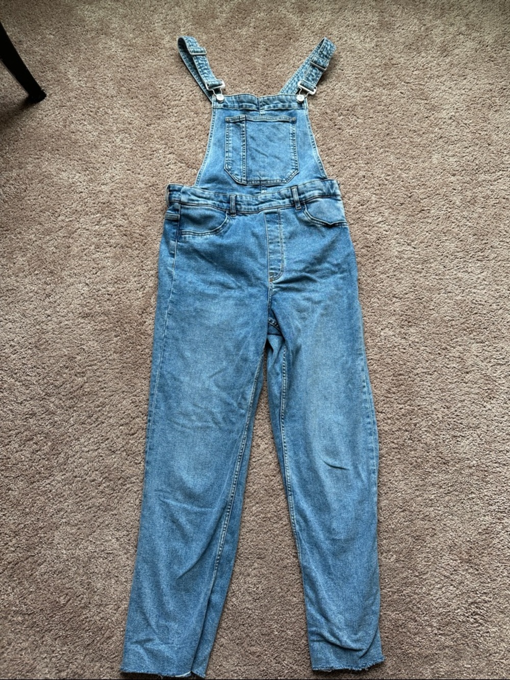 Divided Light Blue Denim Overalls Jumpsuit